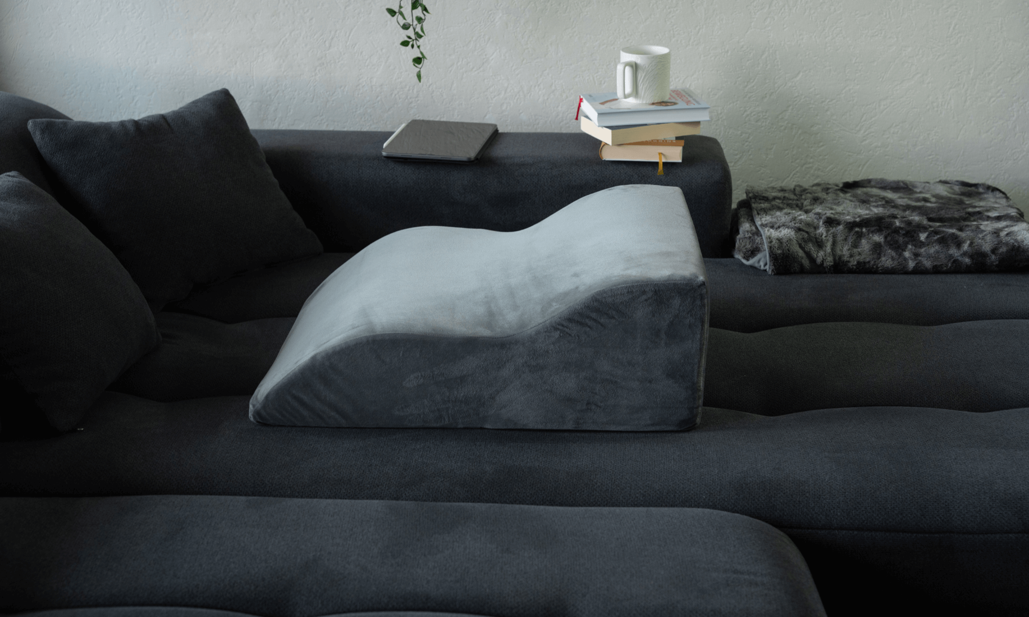 Ergosio Venenkissen auf einem Sofa